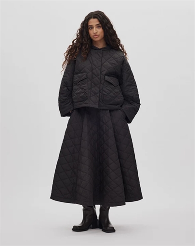 Rabens Saloner - Rhea Tech Quilt Jakke - Black